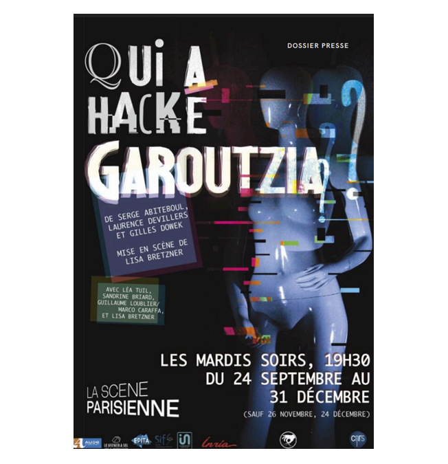 THEATRE « Qui a tué Garoutzia ? » à La scène Parisienne du 24/09 au 31/12/2024